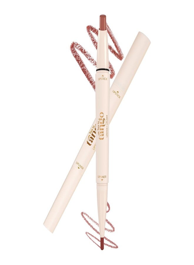Glam 21 Glam21 Two To Tango Lip Liner + Lipstick Duo |Non-Transfer |Long Stay | Creamy Matte Finish| Super-glide formula | Non-drying |For Sensational lip look, Clay Crush-14 - Image 1