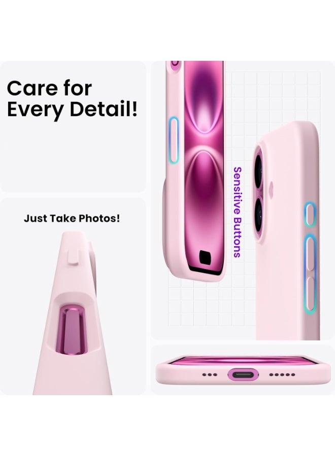 جراب لهاتف iPhone 17 مصنوع من جل السيليكون السائل الناعم، حماية كاملة للجسم ضد الصدمات، غطاء غير لامع، بطانة ناعمة من الألياف الدقيقة، جراب خلفي نحيف لهاتف iPhone 17 - Image 4