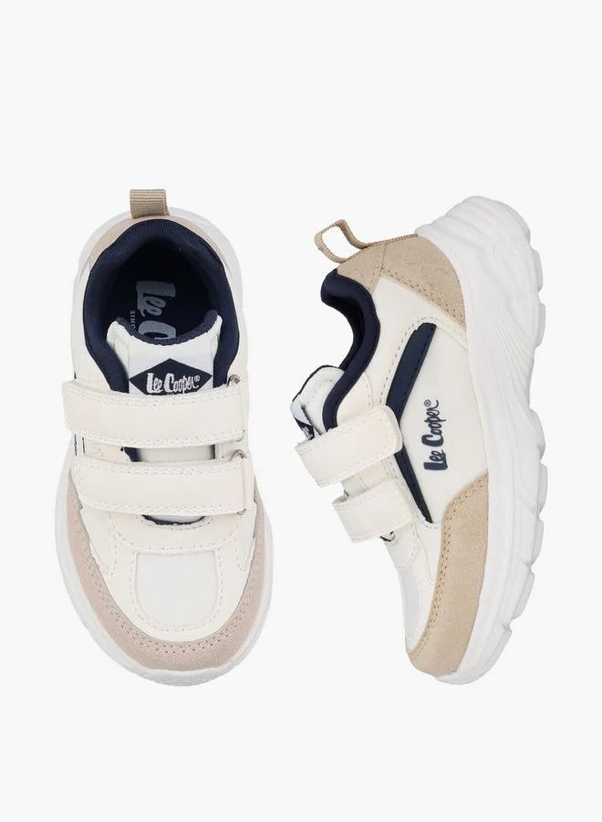 لي كوبر Boys Hook & Loop Ankle Sneakers