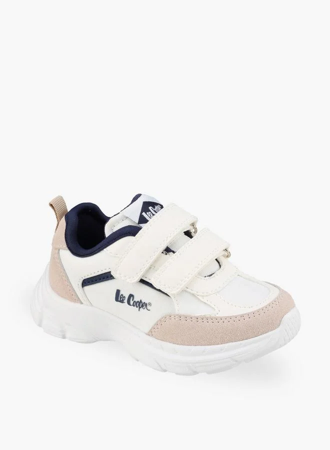 لي كوبر Boys Hook & Loop Ankle Sneakers
