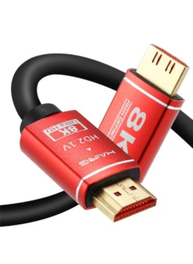 Haing كابل HDMI 2.1 HD8K02 8K عالي السرعة HDTV مع إيثرنت 3م - Image 2