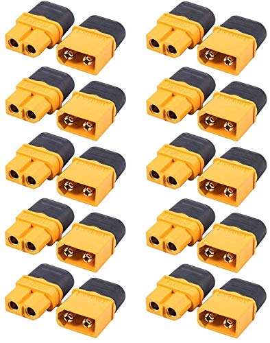 FLY RC 10Pairs XT60H Connectors Plug Upgrated of XT60 Sheath Female and Male Connector For Model - Image 1