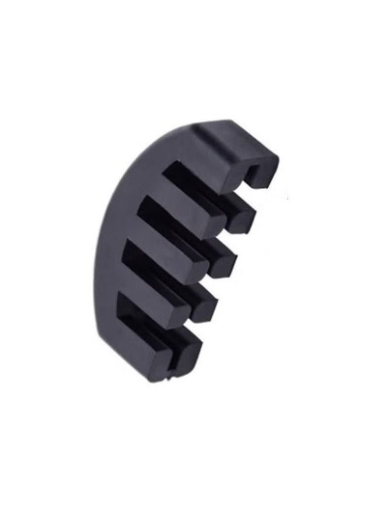 Generic Mute and finger position indicator for violin 4/4, lightweight and soft black rubber, ideal for violin practice  - Image 2