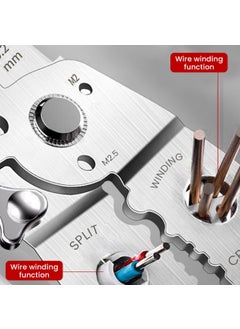 Gopinath Autolink Gopinath Autolink 6in1 Wire Splitting Pliers Wire Cutter Tool Wire Stripper Hand Tool Wire Looping Pliers Cutting Cable Stripper and Crimping  - Image 4