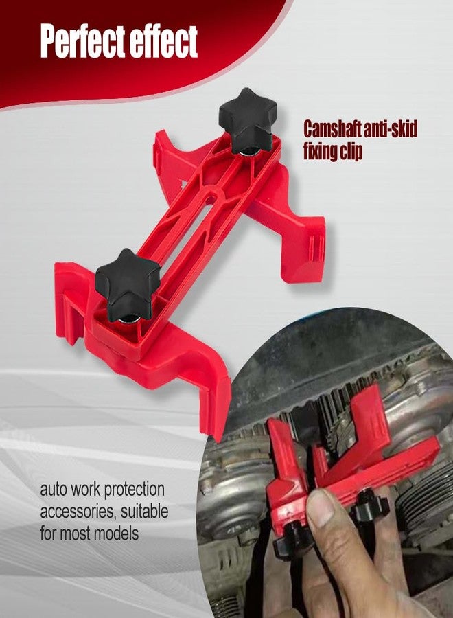 Lecctso Engine Timing Tool, Camshaft Locking Tool, Engine Camshaft Alignment Timing Tool Kit, Camshaft Sprocket Clamp Kit, Car Main Cam Timing Sprocket Gear Locking Tool Set Suitable for Most Car - Image 4