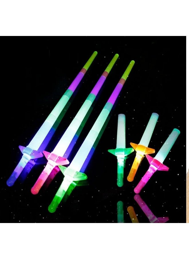 ليتل بادي مجموعة ليتل بادي من قطعتين من لعبة السيف/تالوار القابلة للتمدد بضوء LED وامض للأطفال الأولاد والبنات، عبوة من قطعة واحدة - Image 1