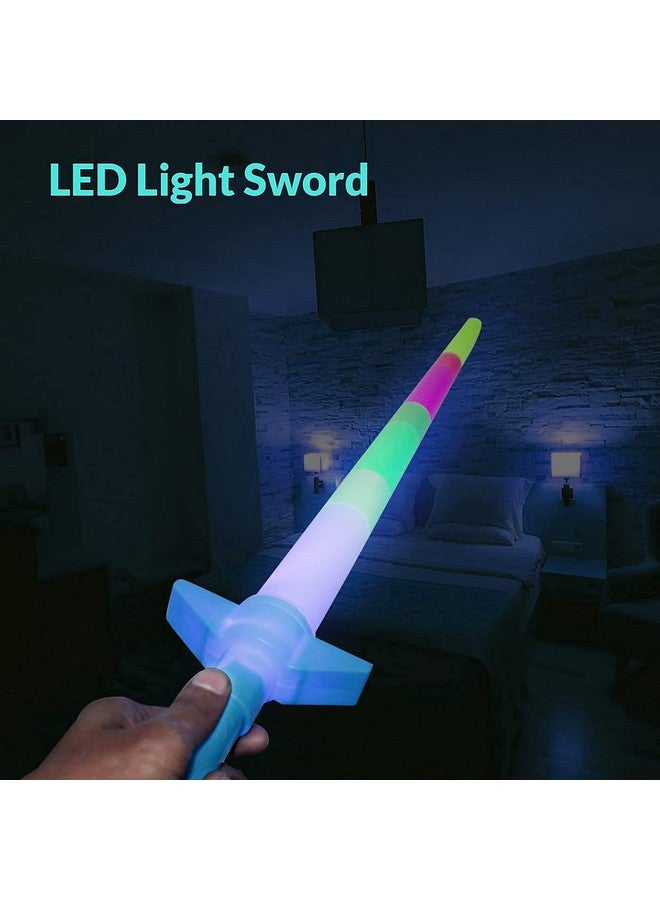 ليتل بادي مجموعة ليتل بادي من قطعتين من لعبة السيف/تالوار القابلة للتمدد بضوء LED وامض للأطفال الأولاد والبنات، عبوة من قطعة واحدة - Image 4