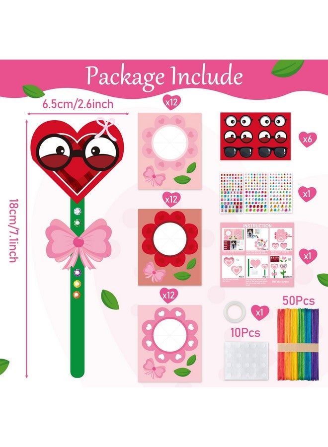 WATINC 36Pcs Mother's Day Flower Paper Craft Kit, Make Your Own Blessing Flowers Bouquets Gifts Crafts Decorations, DIY Art Craft Set Home School Classroom Fun Activities Party Decors for Mom Kids - Image 2