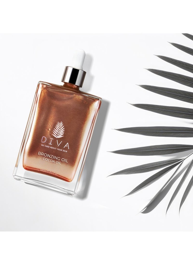 Diva BRONZING OIL COCOA OIL 100ML  - Image 2