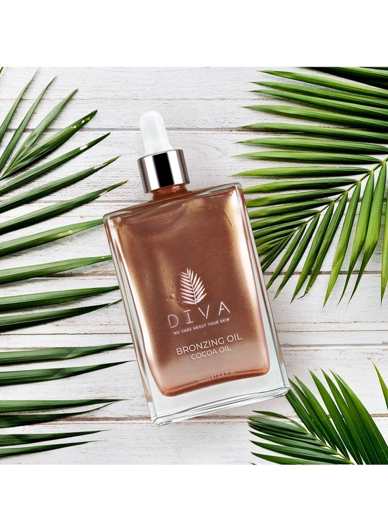 Diva BRONZING OIL COCOA OIL 100ML  - Image 3