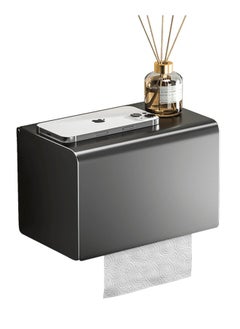 Generic Stainless Steel Tissue Box for Bathroom & Storage | Waterproof & Moisture-Proof Square Tissue Dispenser | Thickened, Safe R-Corner Design for Anti-Collision  - Image 3