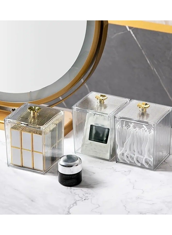 أوريتي حامل أعواد قطنية من الأكريليك، حامل أعواد قطنية - Image 3