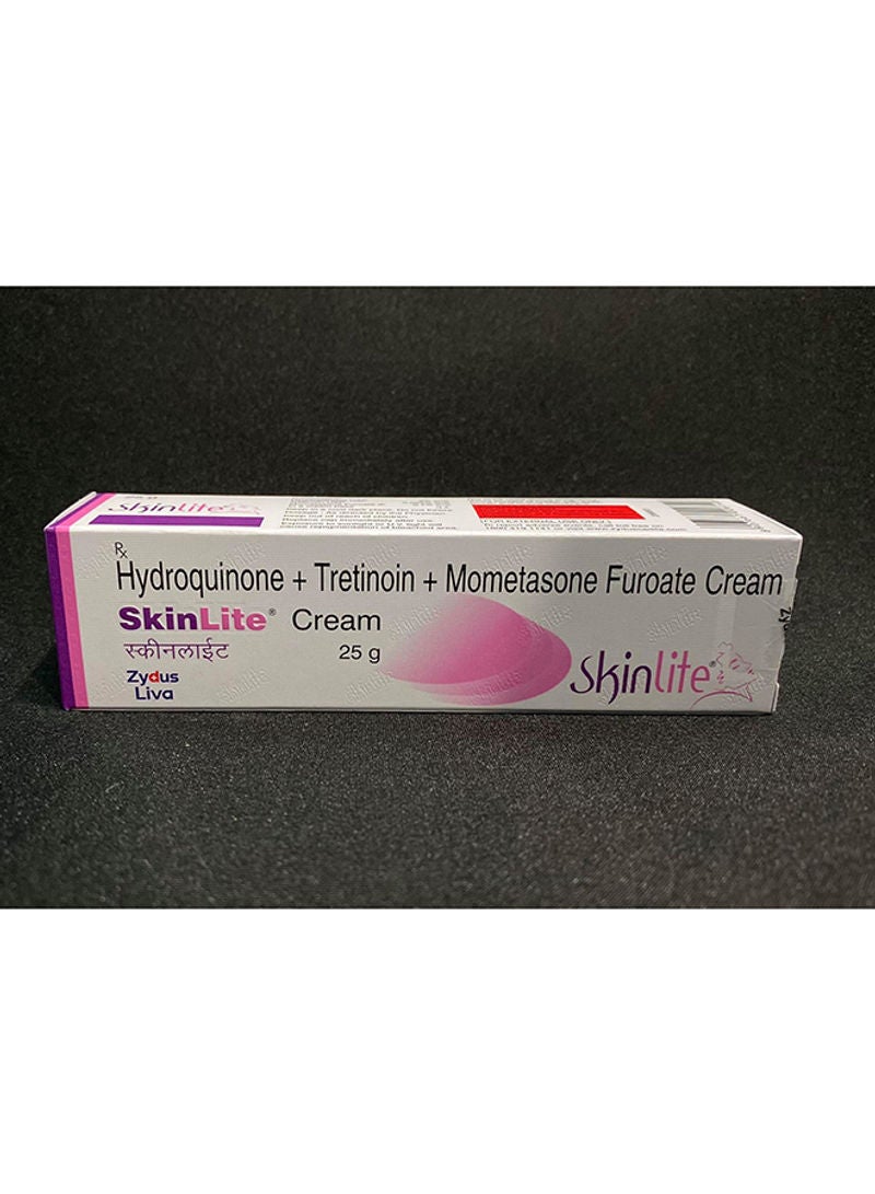 SKINLITE كريم هيدروكينون + تريتينوين + موميتازون + فوروات 25 جرام - Image 2