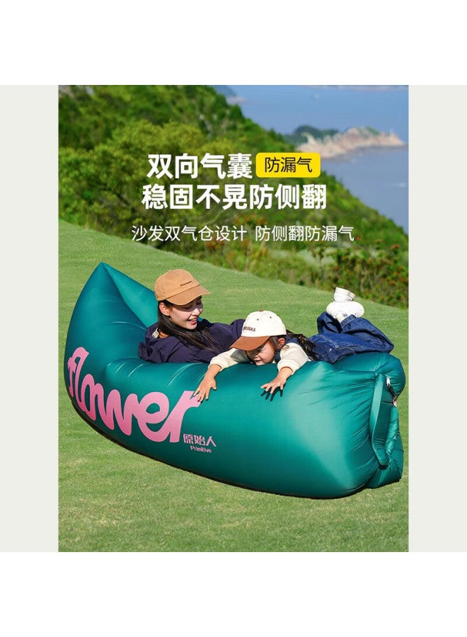 Primitive Man Yuanren Inflatable Sofa, Outdoor Camping, Lazy Air Single, Portable Camping, Music Festival Air Mattress, Sit And Lie, Milk Yellow - Image 3