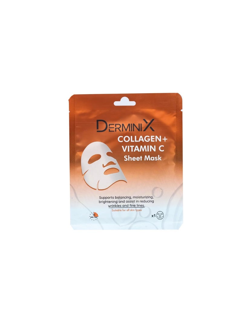 Derminix Collagen and Vitamin C Mask 25g