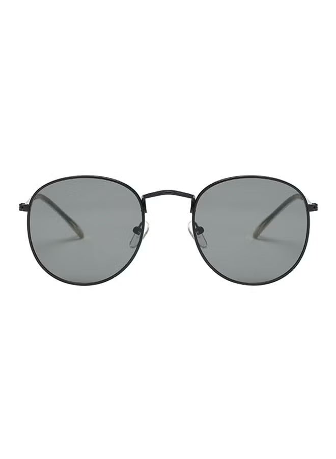 Styled UV Protection Round Frame Sunglasses - Lens Size: 55 mm