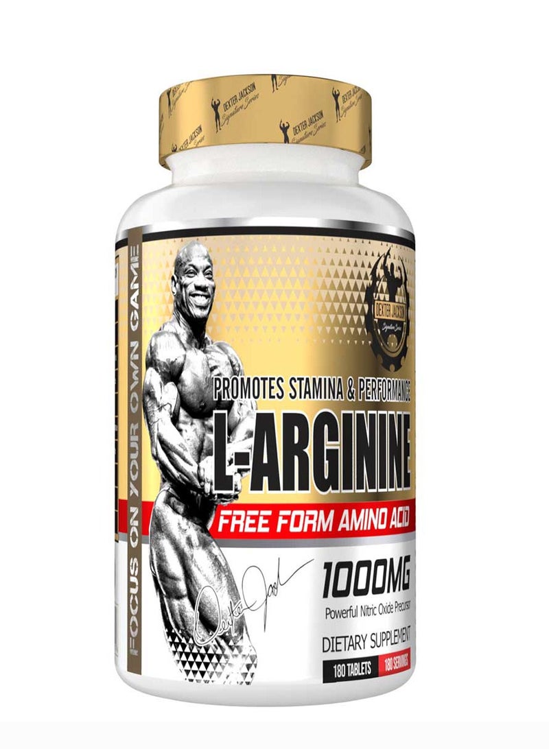 Dexter Jackson L-Arginine 180 Tablets - Image 1