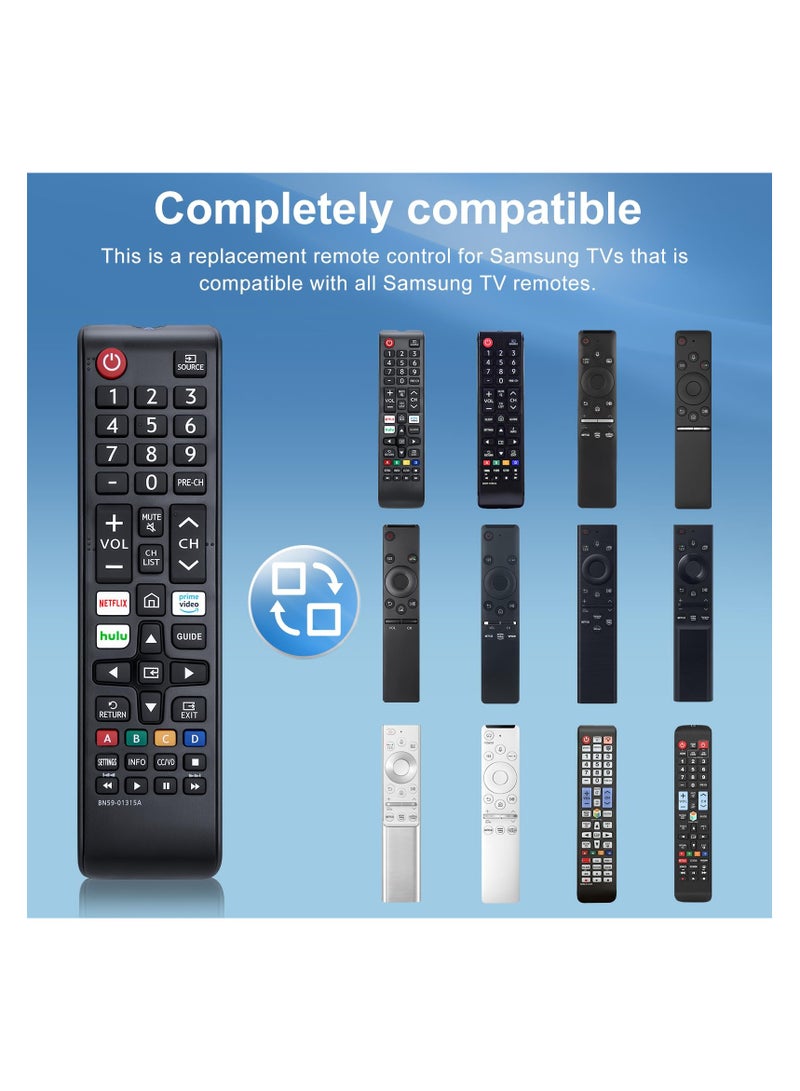 Anmi 【Pack of 2】 New Universal Remote for All Samsung TV Remote, Replacement Compatible for All Samsung Smart TV, LED, LCD, HDTV, 3D, Series TV - Image 4