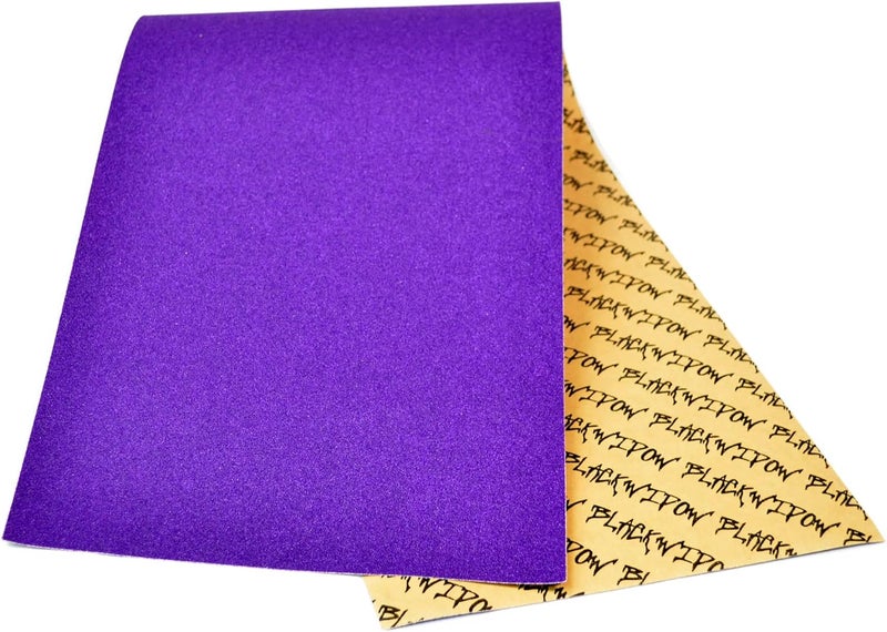 Black Widow BlackWidow 9" x 33" Purple Skateboard Grip Tape - Non-Slip Longboard and Scooter Griptape - Image 3