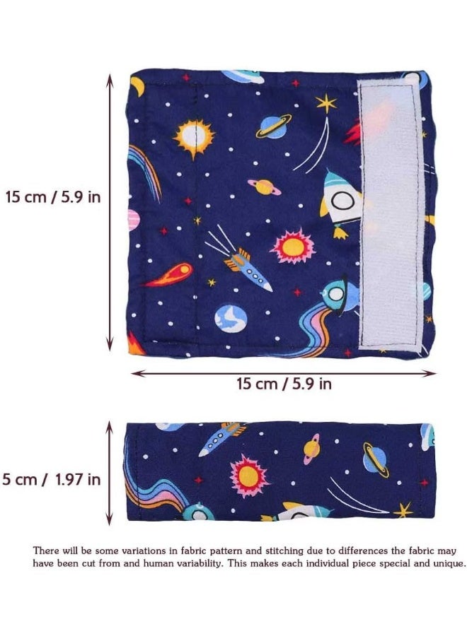 DILIMI غطاء حزام الأمان لكرسي السيارة ديليمي للأطفال - وسادة حزام أمان ناعمة ومريحة للأطفال - تصميم كرتوني لطيف - (عبوتان)  - Image 4
