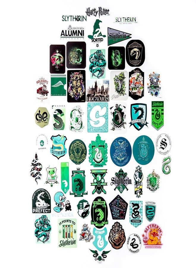 Conquest Journals Harry Potter Slytherin Vinyl Stickers, Unique Stickers Including Holograms, Waterproof and UV Resistant, Great for All Your Gadgets, Potterfy All The Things (120 Pack Variety Bundle) - Image 5