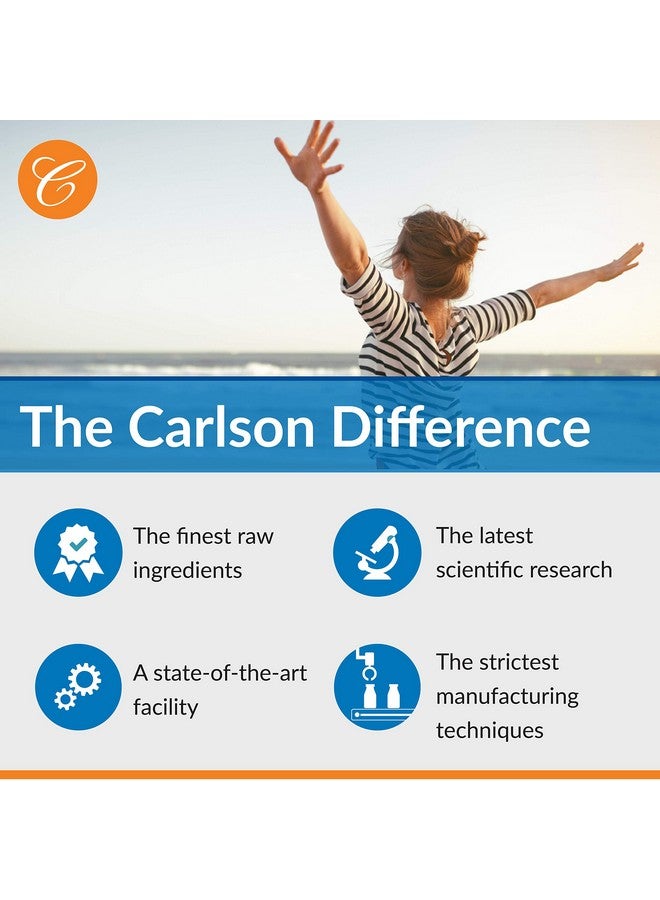 Carlson زيت كبد السمك 1100 ملغ أوميغا 3 + أ د 3 زيت كبد سمك النرويج البري المستدام زيت السمك الشمالي السائل غير المنكه 250 مل 84 أونصة سائلة - Image 5