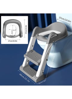 Wish Step Stool Foldable Potty Trainer Seat - Grey  - Image 5