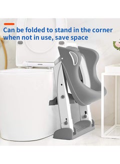 Wish Step Stool Foldable Potty Trainer Seat - Grey  - Image 3