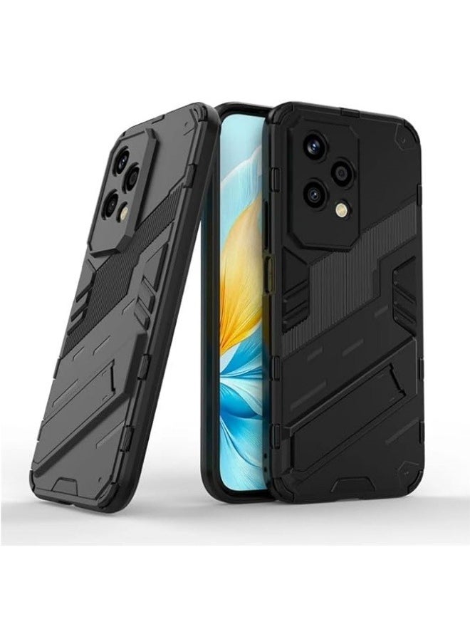Generic - Case Compatible with Honor 200 Lite 5G, 2-in-1 TPU+PC Dual Layer Combo Shockproof Ultra-Thin Protective Phone Back Cover with Kickstand - Image 1