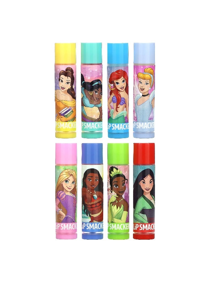 LIPSMACKER Lip Smacker, Disney Princes, Lip Balm, Party Pack, 8 Pack, 0.14 oz (4 g) Each - Image 1