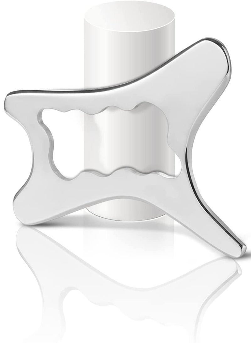 أداة كشط العضلات المصنوعة من الفولاذ المقاوم للصدأ - جهاز تدليك تصريف الليمفاوية، أدوات العلاج الطبيعي لتعبئة الأنسجة الرخوة، IASTM، تحرير اللفافة العضلية، أدوات تدليك الكشط - Image 1