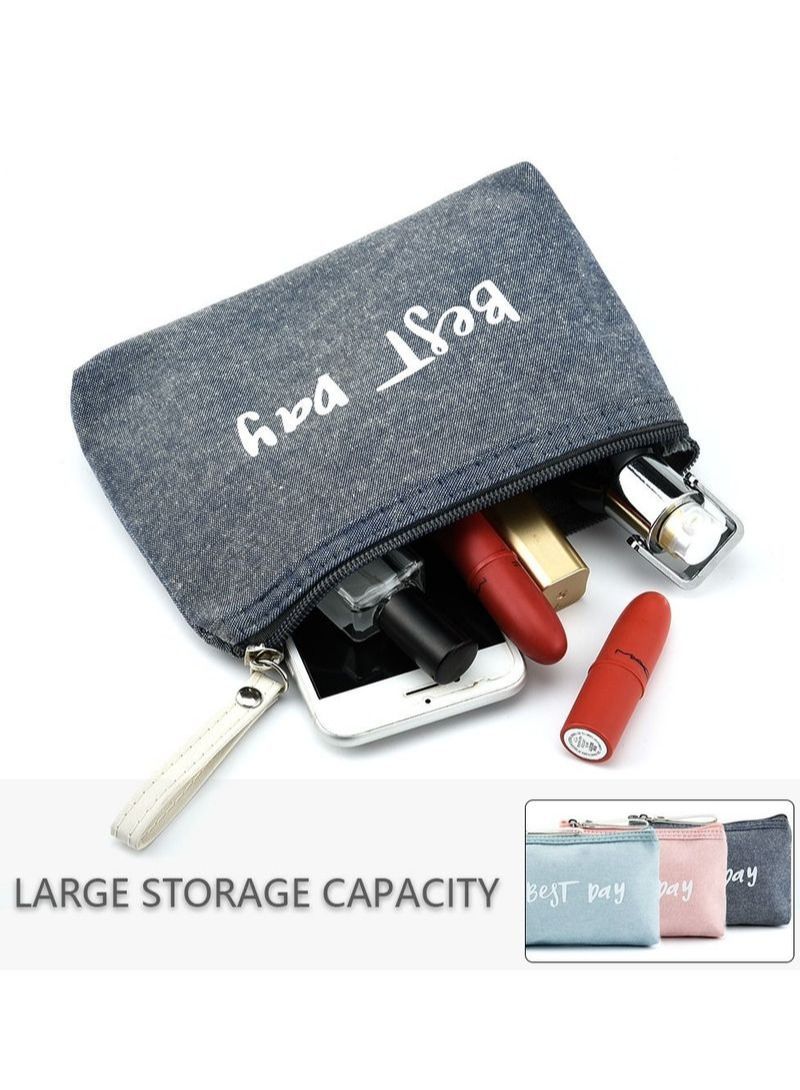 NIBEMINENT 3Pcs Alphabet Cosmetic Bag - Image 3