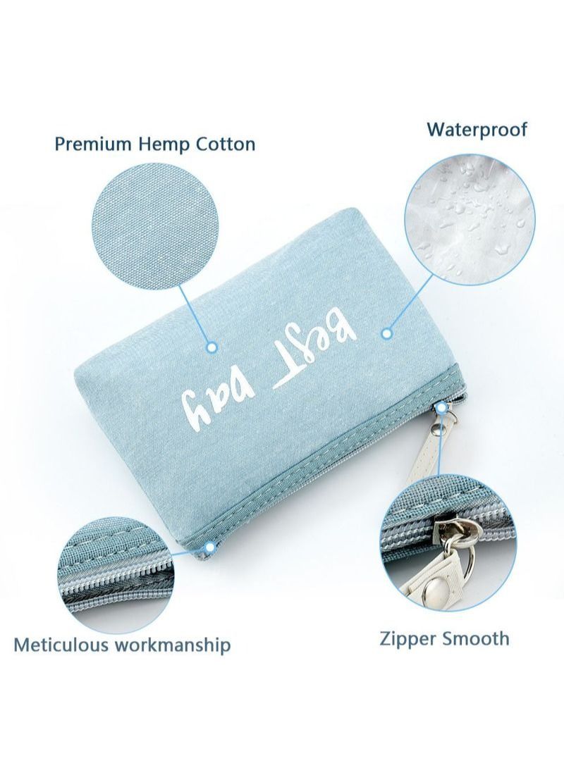 NIBEMINENT 3Pcs Alphabet Cosmetic Bag - Image 4