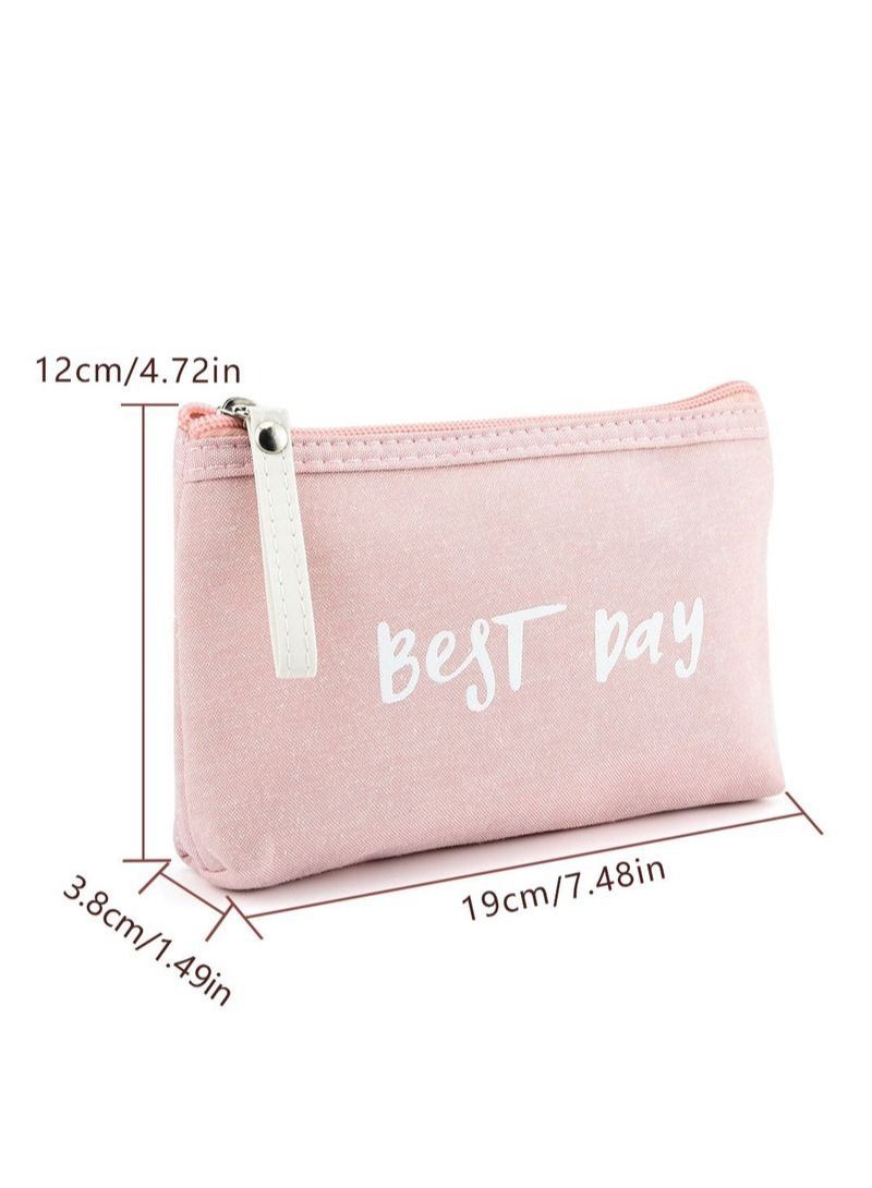 NIBEMINENT 3Pcs Alphabet Cosmetic Bag - Image 2