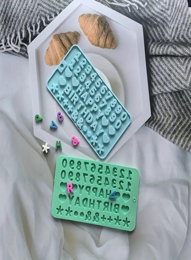 LEGACYCART Silicone English Alphabet Mould, Non-Stick Chocolate Moulds, Baking Mold, Handmade Wax Resin Moulds, DIY Cake Topper Gummy Sugarpaste Candy Wax Melts Decoration, Brown - Image 4