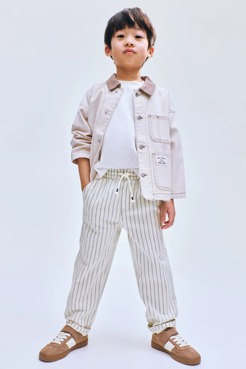 H&M Twill pull-on trousers