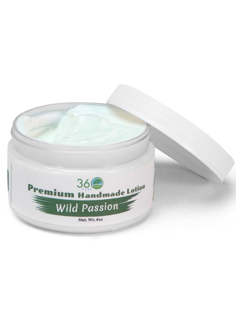 360Feel Wild Passion Body Lotion  Hydrates with Coconut  Olive Oil PlantBased NonGreasy Sensitive Skin All Day Use 