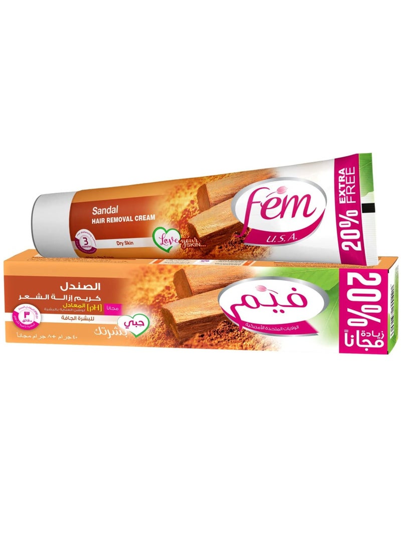 فيم كريم فيم لإزالة الشعر بخلاصة الصندل – نعومة فورية وحماية طبيعية للبشرة - Image 1