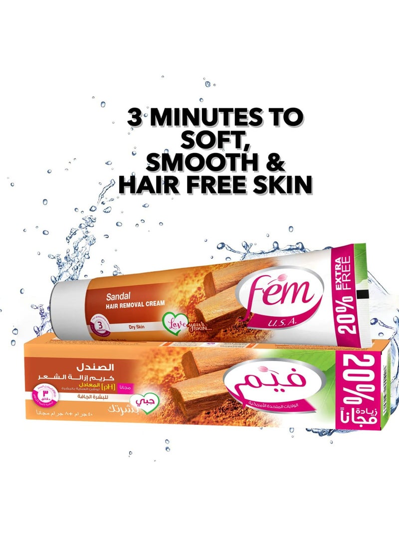 فيم كريم فيم لإزالة الشعر بخلاصة الصندل – نعومة فورية وحماية طبيعية للبشرة - Image 2