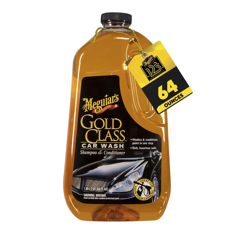 Meguiar's Meguiars Gold Class Car Wash UltraRich Car Wash Foam Soap and Conditioner for Car Cleaning Car Paint Cleaner to Wash and Condition in One Easy Step 64 oz - Image 2