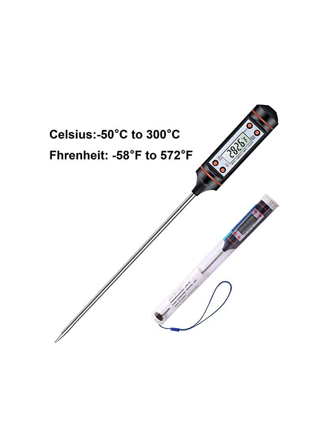 S-TOP Digital Cooking Food Probe Meat Thermometer Kitchen BBQ - Image 2