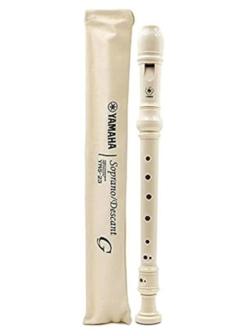 Yamaha YRS-23 Soprano Recorder Flutes, German Fingering System Key of C Plastic Soprano, Best Gift for Students and Music Fans - Image 1