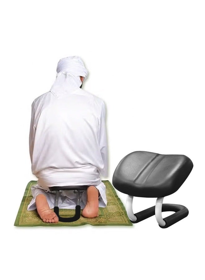 Ergonomic Prostration Chair, Adjustable Prayer Chair, Comfortable Kneeling Stool for Meditation, Yoga & Long Prayers with Non-Slip Base - Image 1