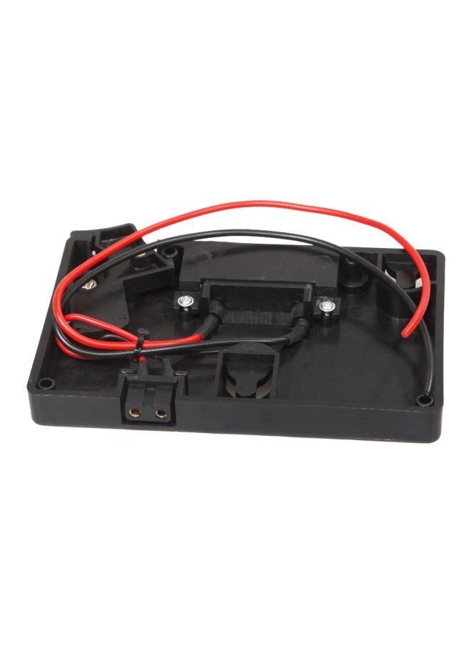 NIBEMINENT Battery Plate Adapter For Panasonic Camcorder Power B-Tap Anton Bauer Black/Gold/Red  - Image 2