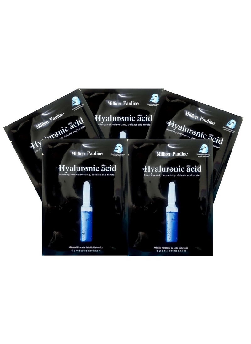 Million Pauline - Hyaluronic Acid Moisturizing Mask 30 ML 5 Pieces - Image 1