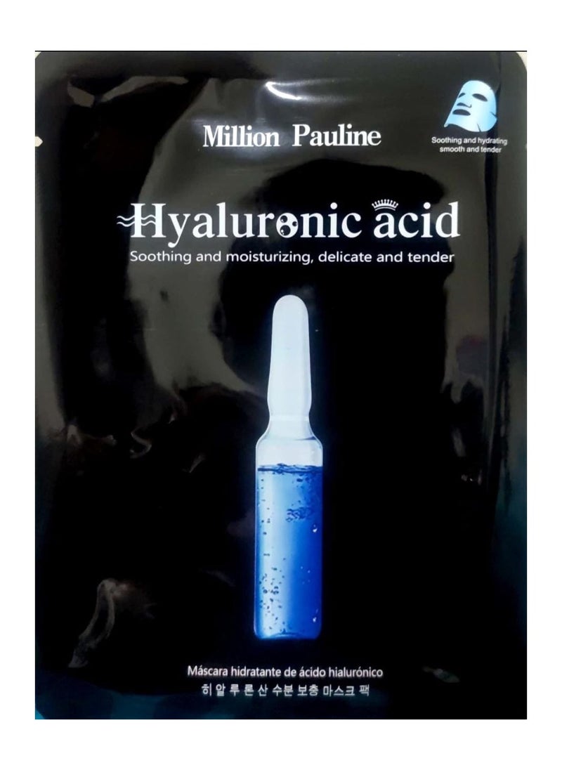 Million Pauline - Hyaluronic Acid Moisturizing Mask 30 ML 5 Pieces - Image 1
