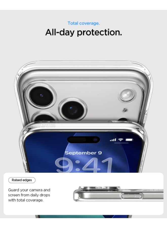 كوالتي جراب ماج سيف المغناطيسي القوي لهاتف iPhone 17 Pro Max، جراب هاتف بتغطية كاملة، حماية من السقوط بدرجة عسكرية، رفيع للغاية، حافة مرتفعة للغاية، شفاف - Image 5