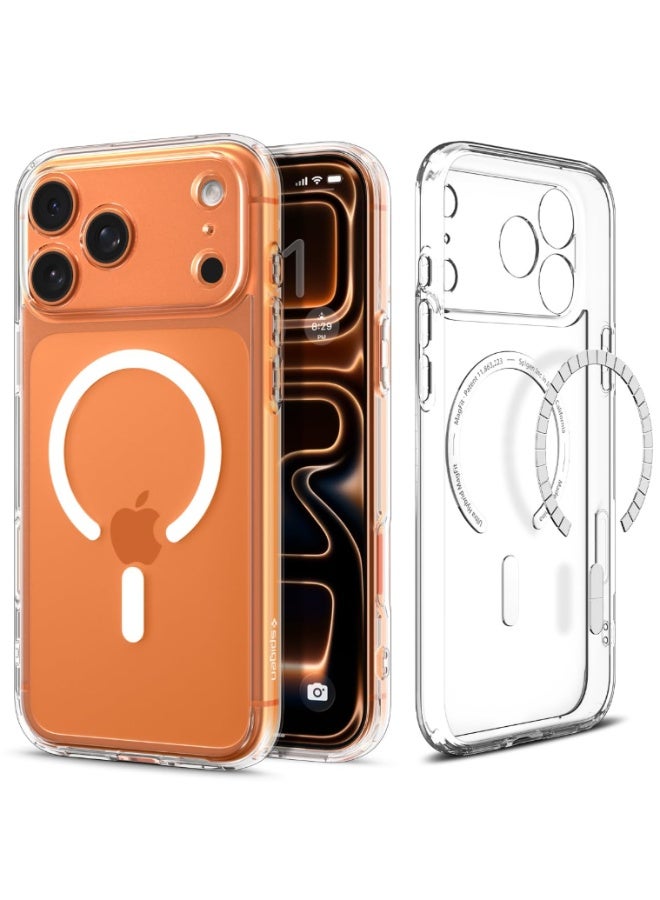 كوالتي جراب ماج سيف المغناطيسي القوي لهاتف iPhone 17 Pro Max، جراب هاتف بتغطية كاملة، حماية من السقوط بدرجة عسكرية، رفيع للغاية، حافة مرتفعة للغاية، شفاف - Image 1