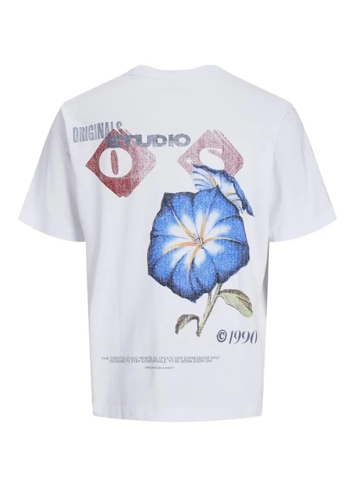 JACK & JONES Text Print Regular Fit T-Shirt