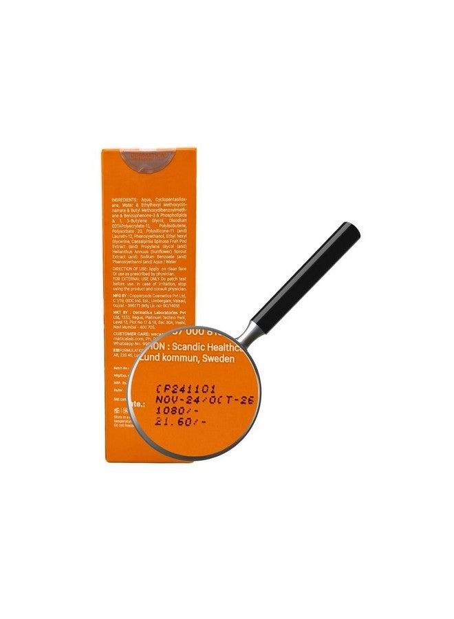 Dermatica All Skin Ray Protect Barelyon Fluid Sunscreen SPF 50 PA++++ | Lightweight, Non-Greasy, Broad Spectrum Sun Protection | 50 ML - Image 2